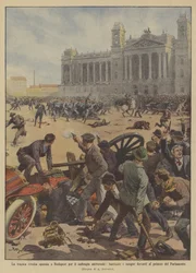 De tragische arbeidersopstand in Boedapest voor algemeen kiesrecht, barricades en bloed voor ?