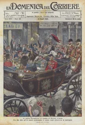 De weelderige ontvangst van de Italiaanse vorsten in Londen