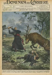 In de buurt van Port-Louis, de hoofdstad van het eiland Mauritius in de Indische Oceaan, viel een hert aan