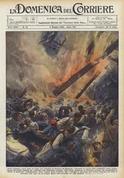 In het bijna volledig houten kerkje van het dorp Costesci in Roemenië ontstond brand door enkele kaarsen