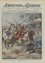 Definitief vertrek van de Turkse soldaten en aankomst in Tripolitanië van de nieuwe minister van Koloniën...