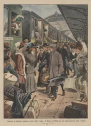 Vertrek van ballerina