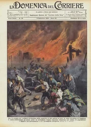 Door de explosie van benzinetanks met een capaciteit van 150 miljoen liter, de Argentijnse stad