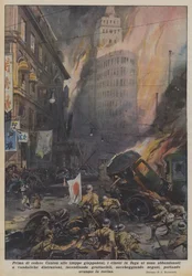 Voordat ze Kanton aan de Japanse troepen overgaven, vluchtten de Chinezen en gaven zich over aan vandalisme