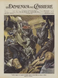 Vreselijke reis in een tweede klas wagon in de trein tussen Venetië en Milaan