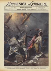 Een wijngaardbezitter in Somma Vesuviana zat aan het diner met zijn familie