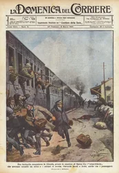 Een bloedige strijd in Ierland, bij het station van Upton, tussen de Sinn Féiners die ?