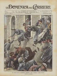 Een vreemd geval van collectieve suggestie, vlucht van arbeidsters in Sestri Ponente