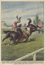 Een vreemd ongeluk gebeurde op een renbaan in Californië