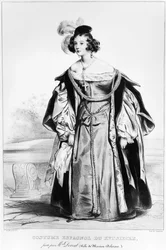 Marie Dorval in de rol van Marion Delorme door Victor Hugo