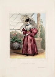 Drie uur in de middag (mevrouw A. Devéria)