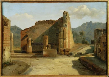 Het forum in Pompeii ...
