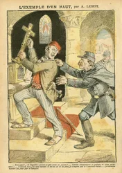 Illustratie van Achille Lemot in Le Pelerin