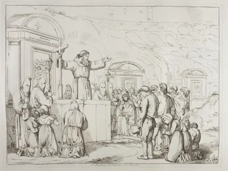 De vrijdagpreek in het Colosseum
