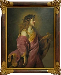 Frans:  Apollon Portret van een man als Apollo