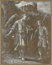 Duits: Tobias und der Engel Tobias en de Engel
























"