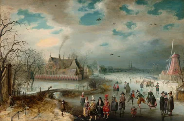Schaatsen op de bevroren Amstel