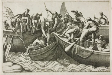Vissers die een Zeemonster Vangen