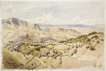 Uitzicht nabij Guanajuato, Guanajuato Staat, Mexico