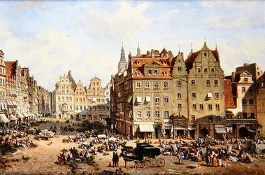 De Markt in Wroclaw