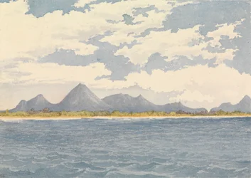De uitgedoofde vulkanen Viejo en Monotomba, Realejo [Nicaragua], 5 april 1850