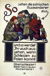 Duitse anti-Poolse poster