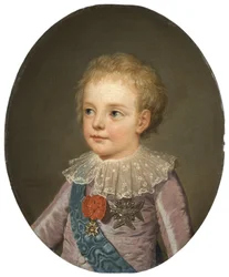 Louis Joseph Xavier François de Bourbon (1781-1789), dauphin van Frankrijk, door Adolf Ulrik Wertmüller (1751-1811)