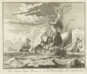 Haringbuis zeilt huiswaarts, ca. 1725