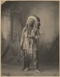 [Chief American Horse, van het Oceti Sakowin Oyate].
