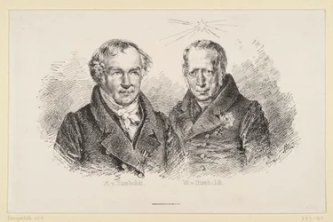 Alexander en Wilhelm von Humboldt