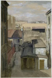 Uitzicht vanuit het raam aan Luisenstraße 24