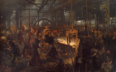 De ijzerwalserij, moderne cyclopen, 1873-1875