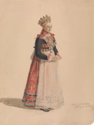 Ingeborg Andresdatter Gulsvik als bruid