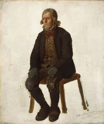 Portret van Asle Hermandsøn uit Hallingdal