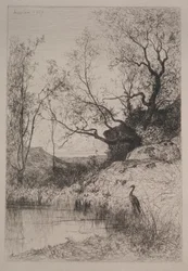 Een vijver, 1867
