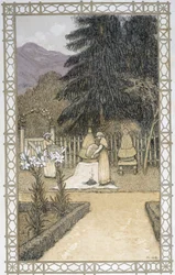 Het leven van bijen: het werk van de imker - tekening door A. Giraudon