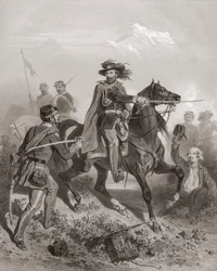 Giuseppe Garibaldi bij de Slag om Varese