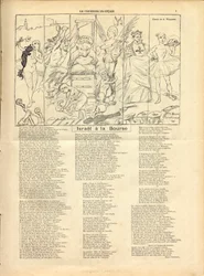 De Courier francais, Satirisch in Zwart & Wit