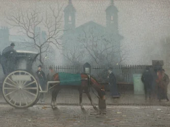 Hansom Cab bij All Saints