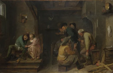 Tafereel in een taverne, ca. 1635