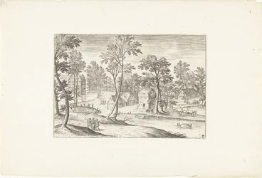 Landschap met de Emmaüsgangers