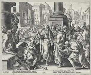 Sint Paulus geneest een kreupele in Lystra