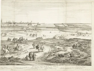Gezicht op Bethune (rechterblad)