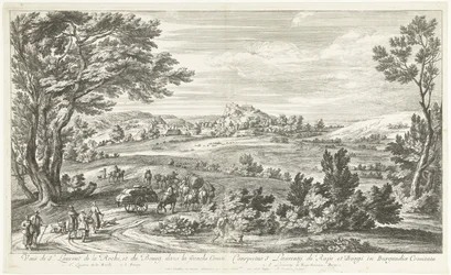 Gezicht op Saint Laurent de la Roche