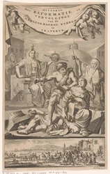 Titelpagina voor: E. Benoist, Historie der Gereformeerde Kerken van Vrankrijk, 1696