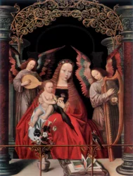 De Madonna en Kind met Engelen