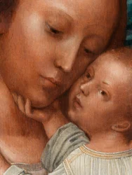 Detail (Madonna met Johannes de Doper en Sint Hiëronymus)