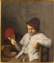 De roker en de drinker, ca. 1650