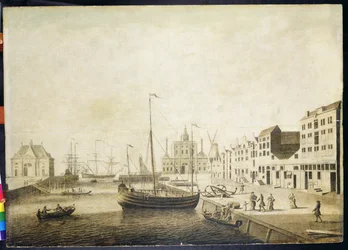 Uitzicht op de Leuvehaven