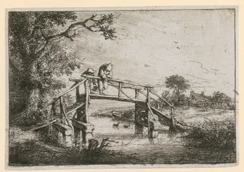 Vissers op de brug